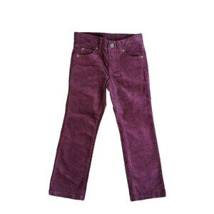NWT Janie And Jack Eggplant Colored Corduroy Pants 5y